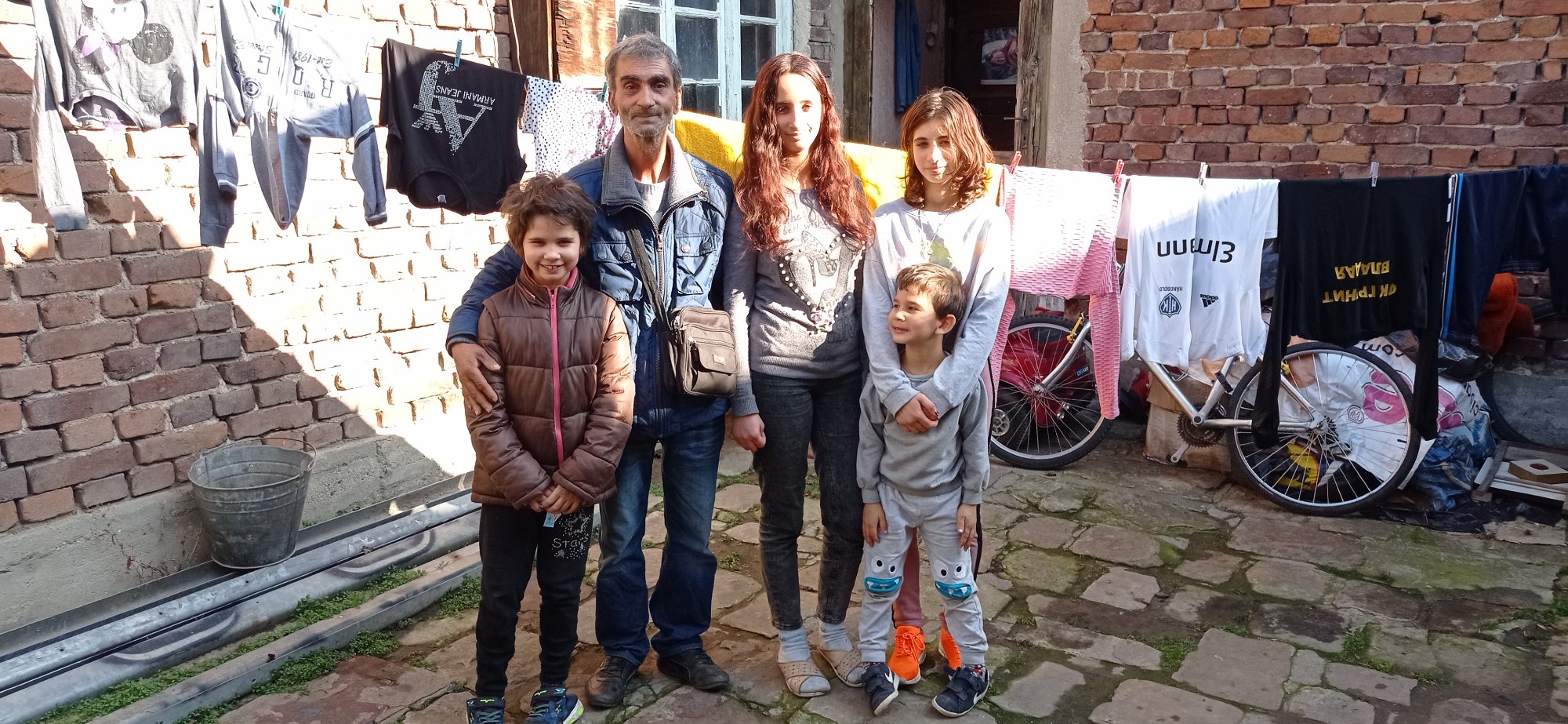Krasimir was able to reunite with his children with the support he received through MWB's Street Mercy Program.