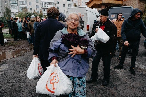 Mission Without Borders deliver emergency aid to residents in Lyman, Ukraine
