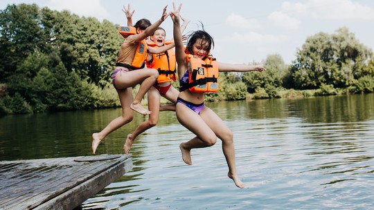 Kids get to let loose at summer camp in Ukraine